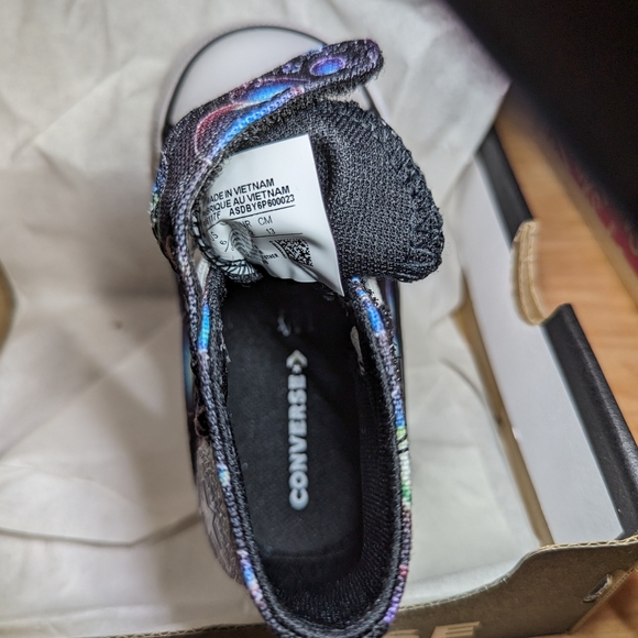 Converse Chuck Taylor All Star Hi Sneaker Black Bubbles Size 6 Infant. - Picture 11 of 11